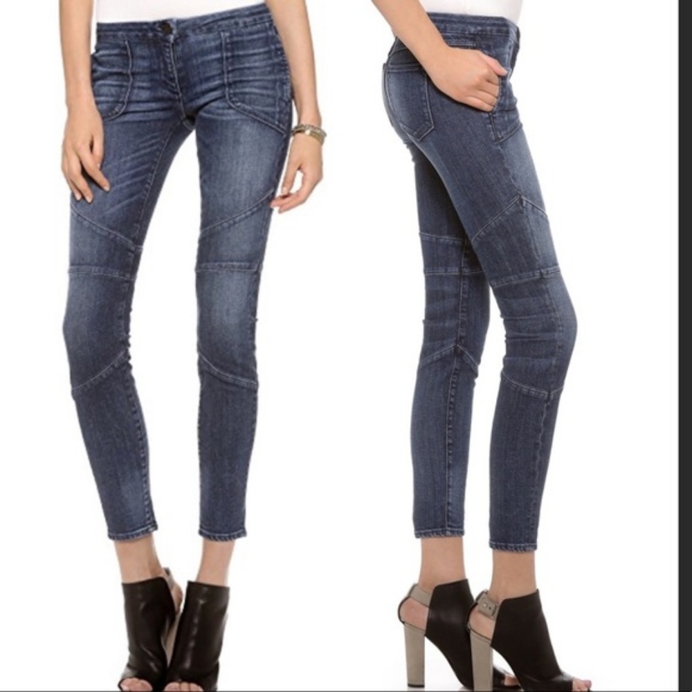 3x1 | w1 skinny seamed moto jeans | 28
